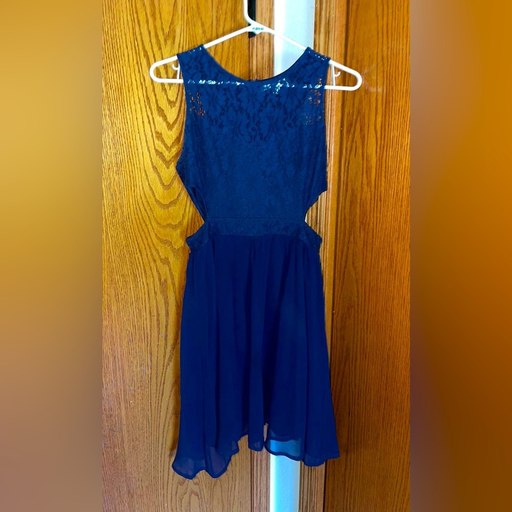 Blue, “She and Sky,” dress